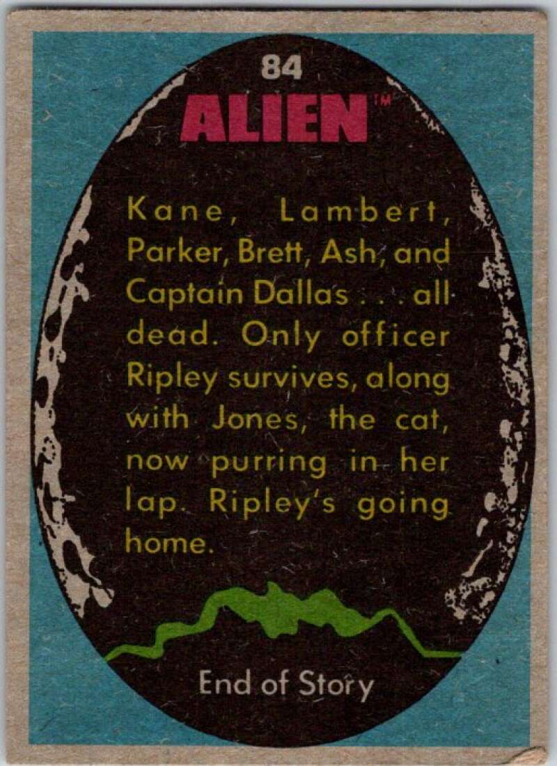 1979 Alien #84 The Survivor V45983