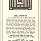1974 Fleer The Immortal Roll Football #NNO Bill Hewitt  V46049