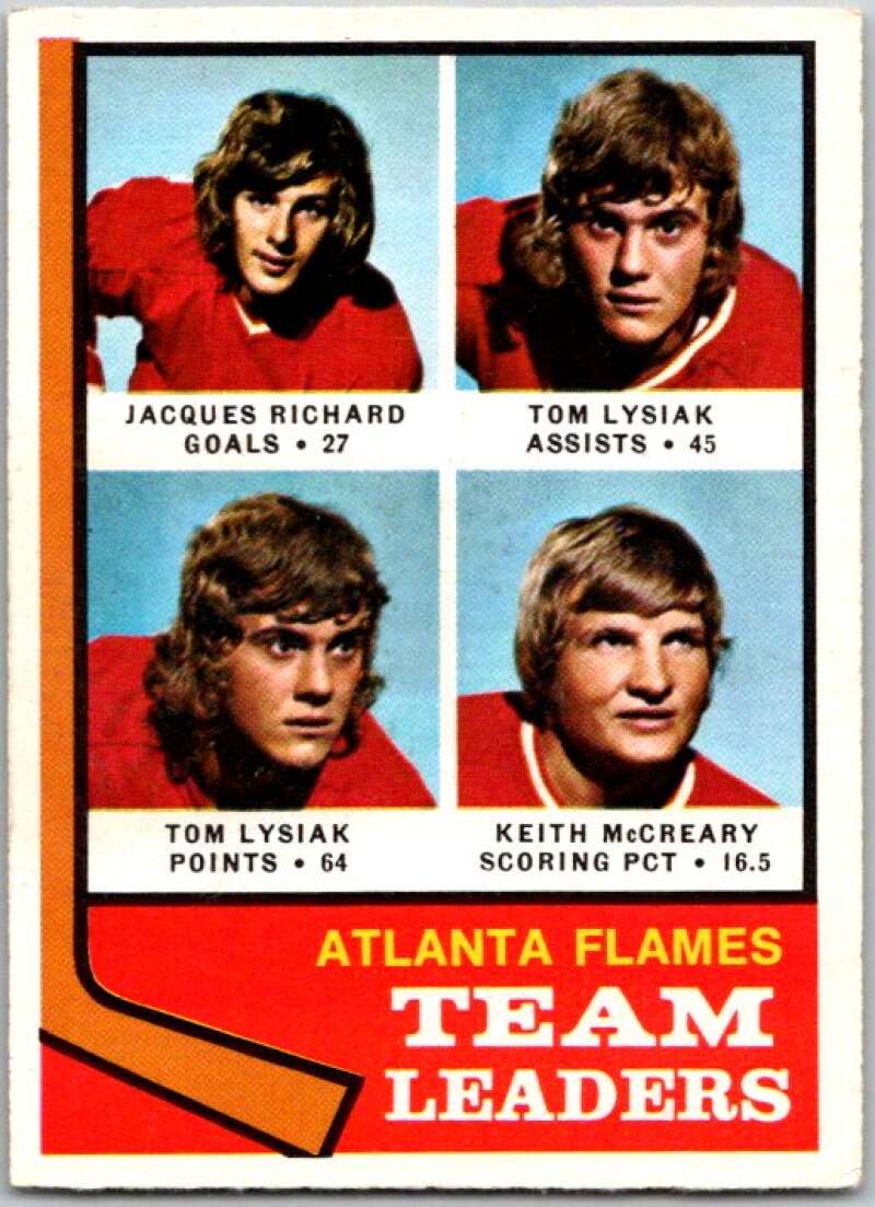 1974-75 O-Pee-Chee #14 Keith McCreary TL Atlanta Flames V46135