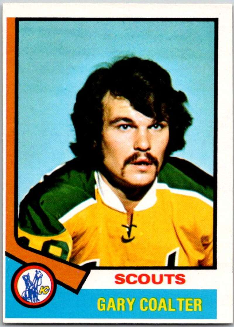 1974-75 O-Pee-Chee #17 Gary Coalter RC Rookie Kansas City V46138