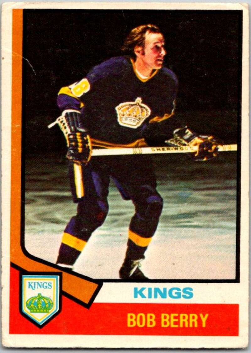 1974-75 O-Pee-Chee #18 Bob Berry Los Angeles Kings V46139