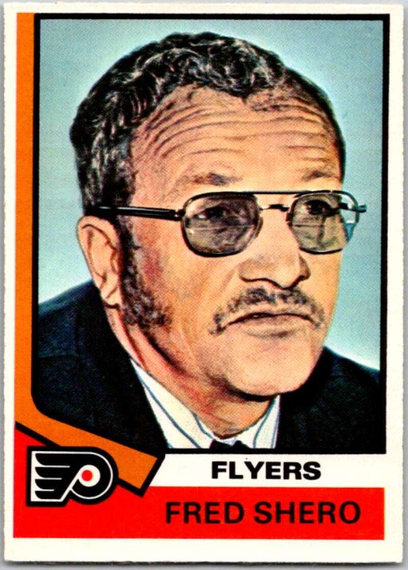 1974-75 O-Pee-Chee #21 Fred Shero CO RC Rookie Philadelphia V46142