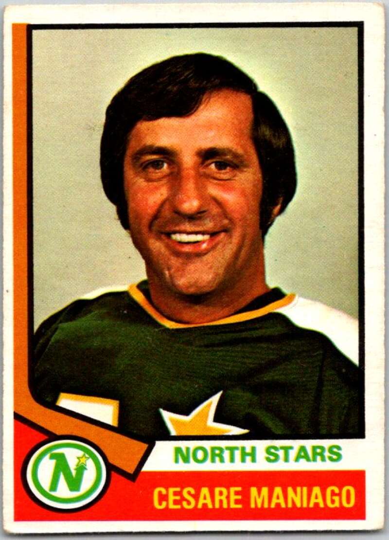 1974-75 O-Pee-Chee #26 Cesare Maniago Minnesota North Stars V46147
