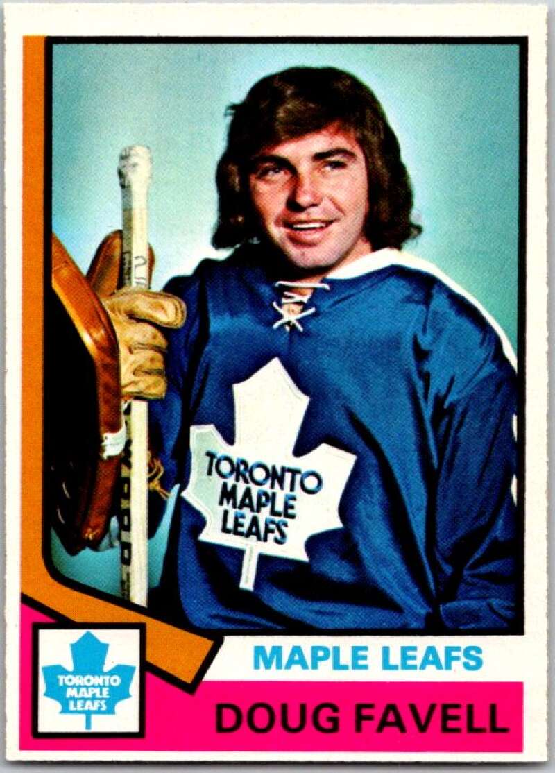 1974-75 O-Pee-Chee #46 Doug Favell Toronto Maple Leafs V46167
