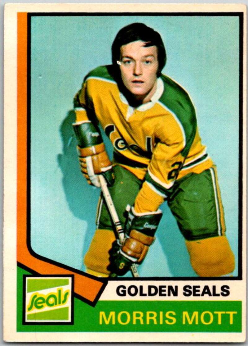 1974-75 O-Pee-Chee #48 Morris Mott RC Rookie Golden Seals V46169