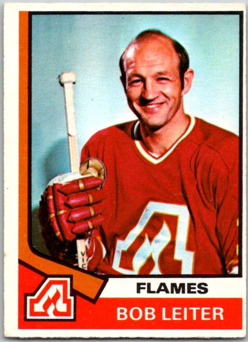 1974-75 O-Pee-Chee #51 Bob Leiter Atlanta Flames V46172