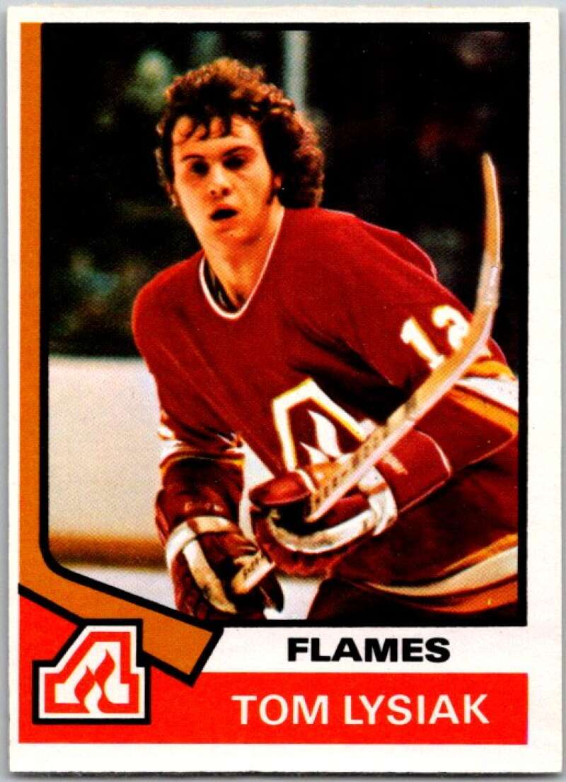 1974-75 O-Pee-Chee #68 Tom Lysiak RC Rookie Atlanta Flames V46189