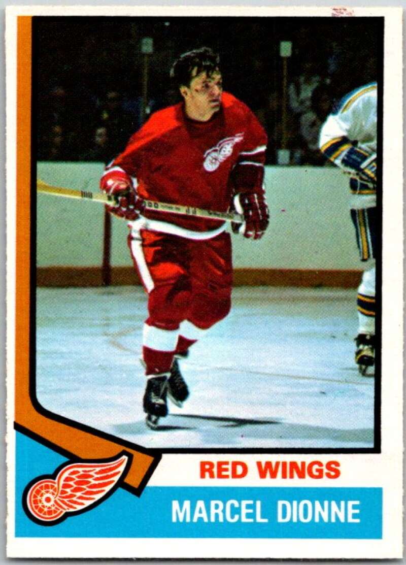 1974-75 O-Pee-Chee #72 Marcel Dionne Detroit Red Wings V46193