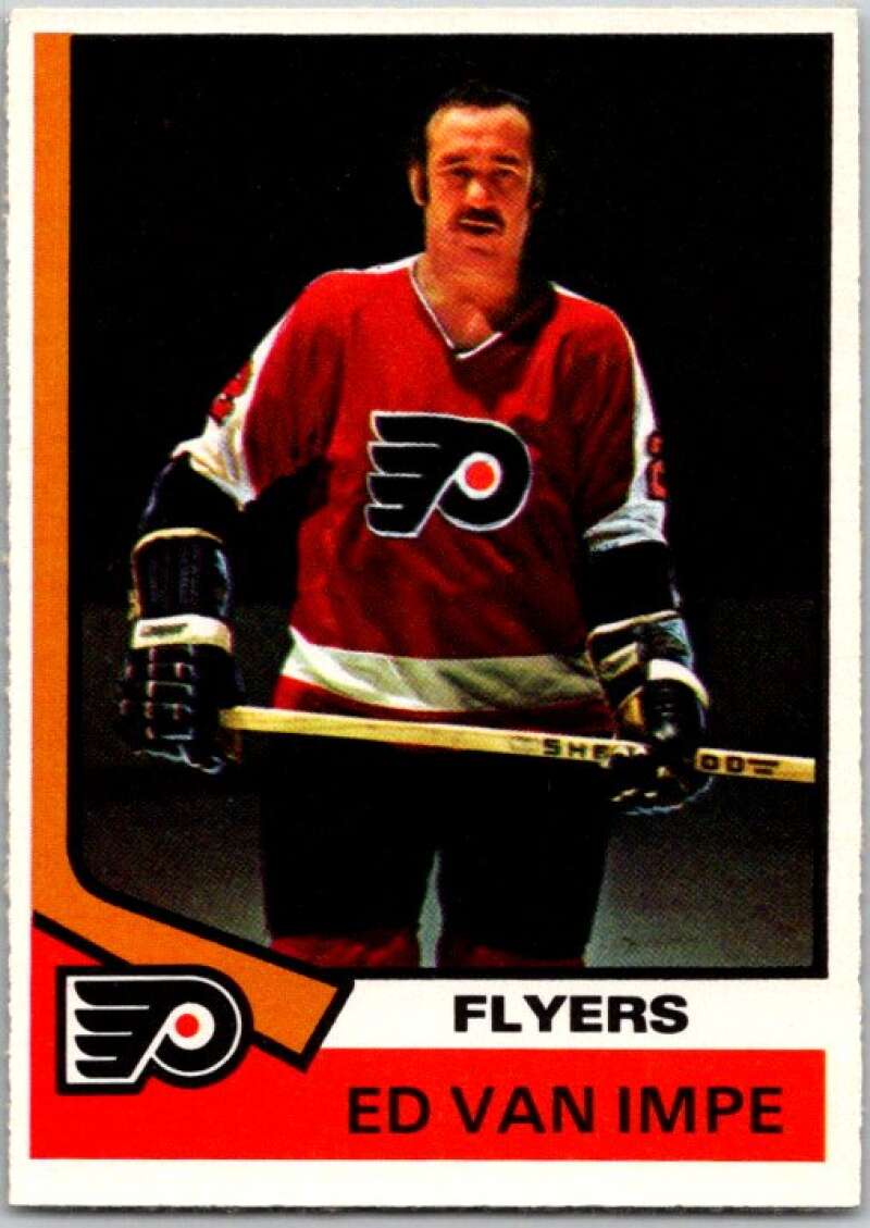 1974-75 O-Pee-Chee #85 Ed Van Impe Philadelphia Flyers V46206