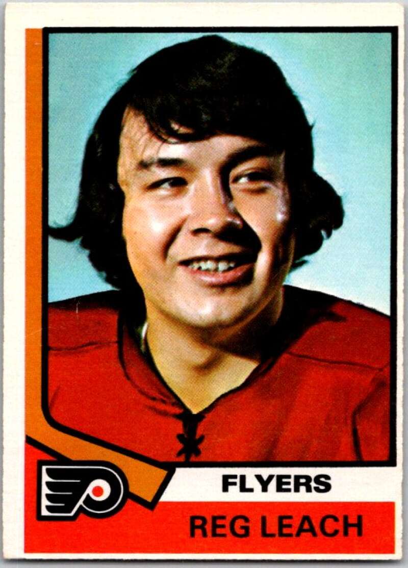 1974-75 O-Pee-Chee #95 Reggie Leach Philadelphia Flyers V46216