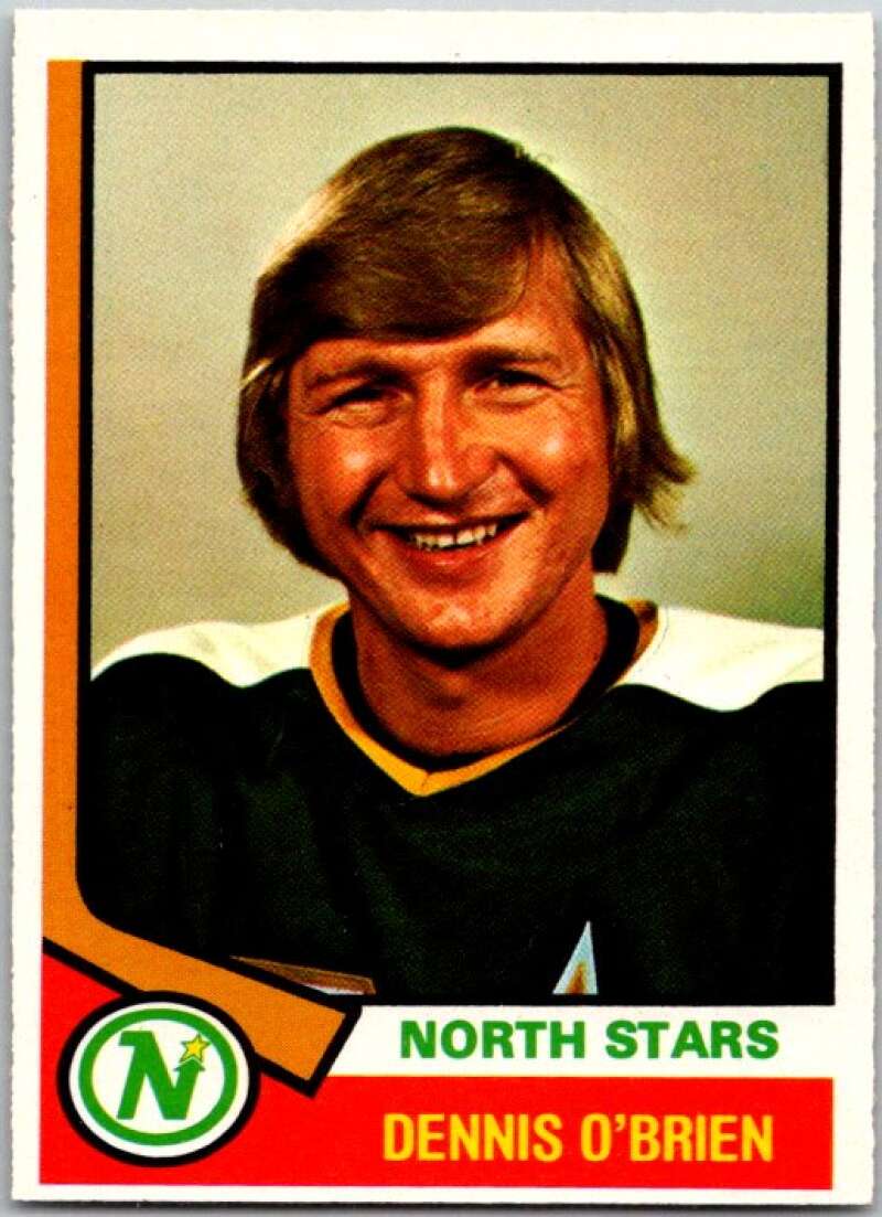 1974-75 O-Pee-Chee #96 Dennis O'Brien Minnesota North Stars V46217