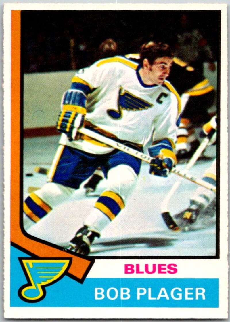 1974-75 O-Pee-Chee #107 Bob Plager UER St. Louis Blues V46227