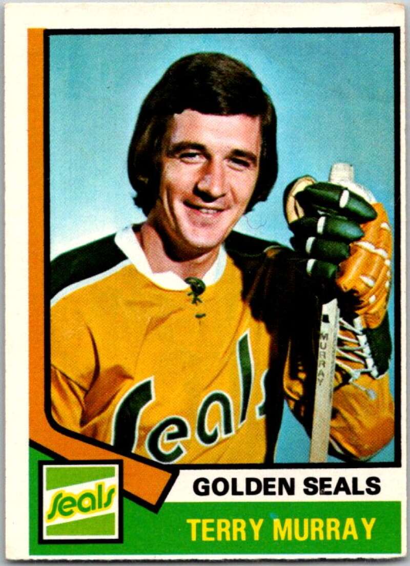 1974-75 O-Pee-Chee #126 Terry Murray California Golden Seals V46246