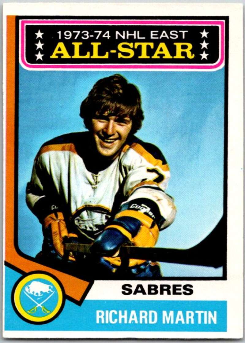 1974-75 O-Pee-Chee #127 Rick Martin AS Buffalo Sabres V46247
