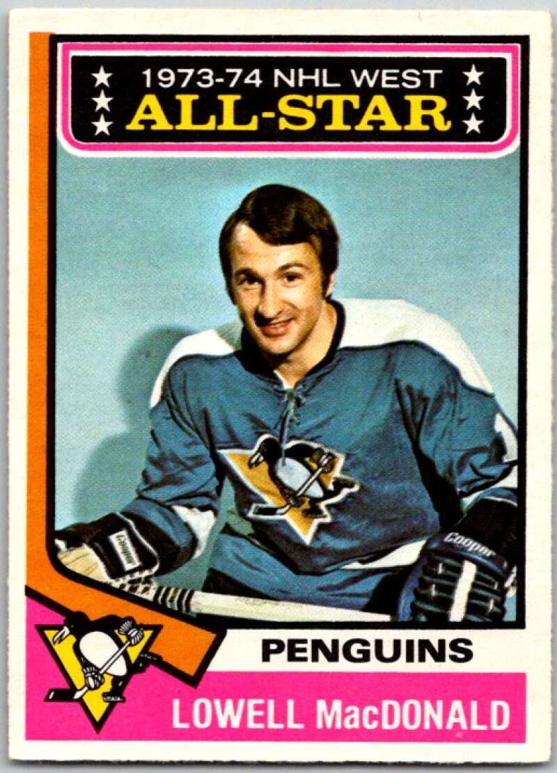 1974-75 O-Pee-Chee #133 Lowell MacDonald AS Pittsburgh Penguins V46252