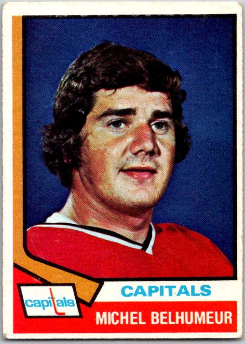 1974-75 O-Pee-Chee #153 Michel Belhumeur Washington Capitals V46271