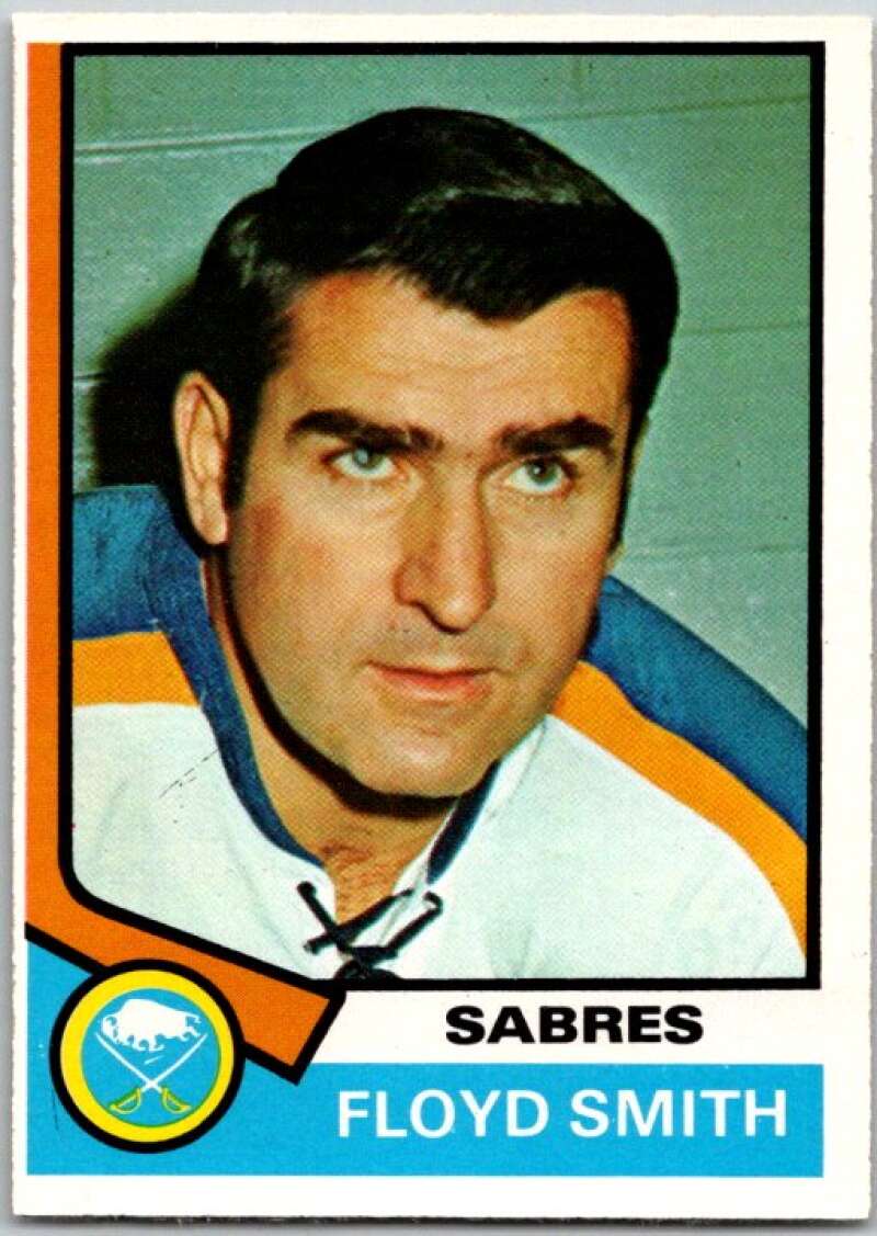 1974-75 O-Pee-Chee #176 Floyd Smith CO Buffalo Sabres V46291