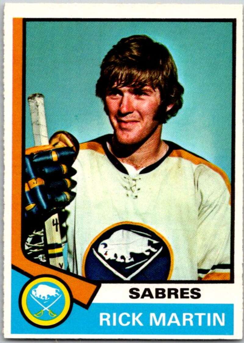 1974-75 O-Pee-Chee #190 Rick Martin Buffalo Sabres V46304