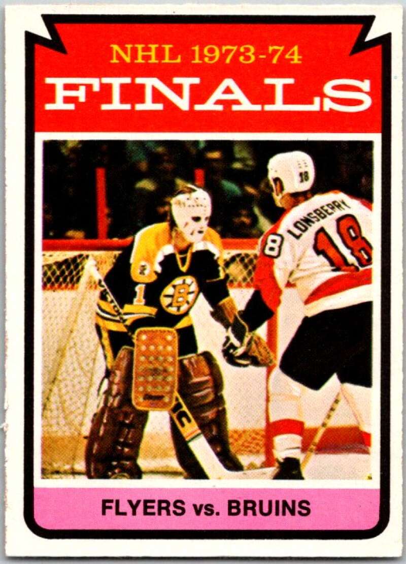 1974-75 O-Pee-Chee #215 1974 Finals Flyers over Bruins V46328