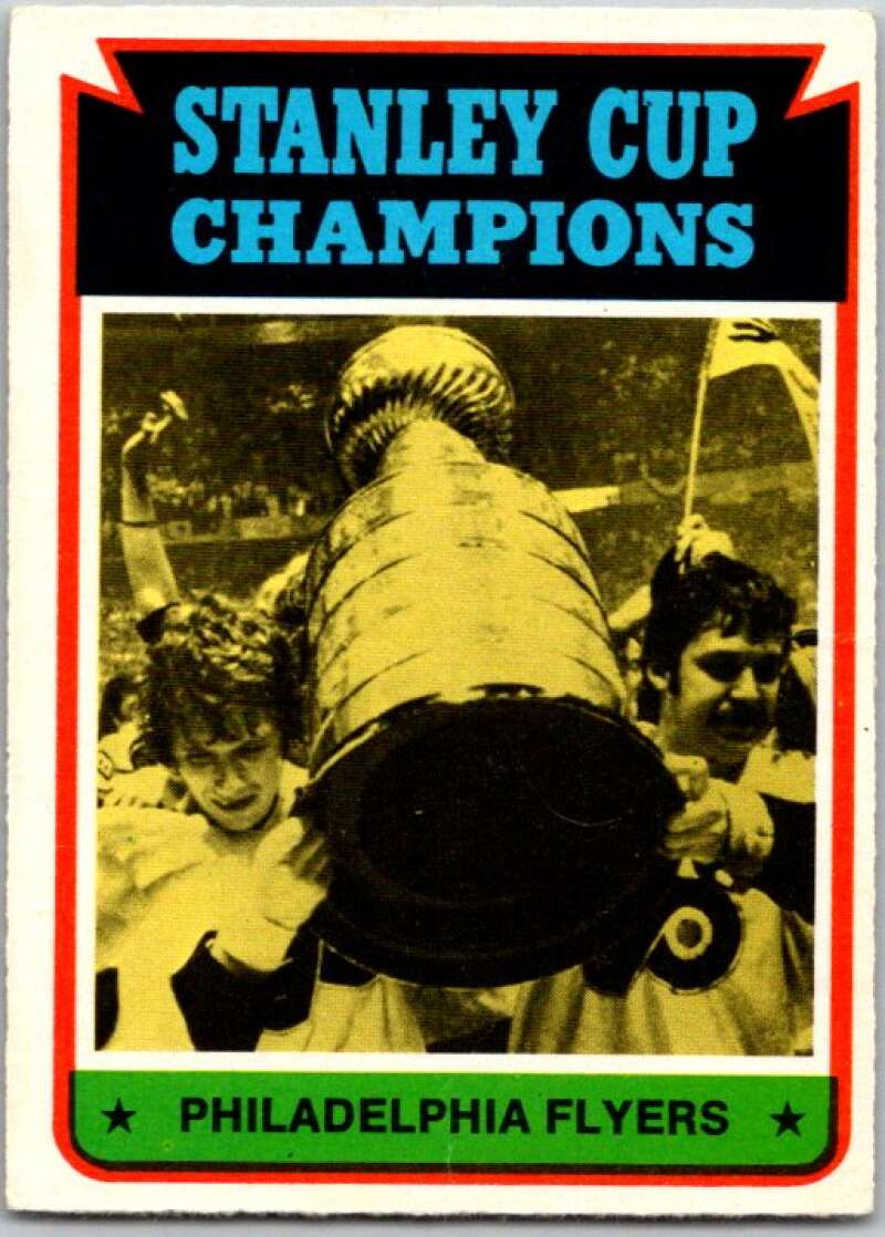 1974-75 O-Pee-Chee #216 Cup Champions Philadelphia Flyers V46329