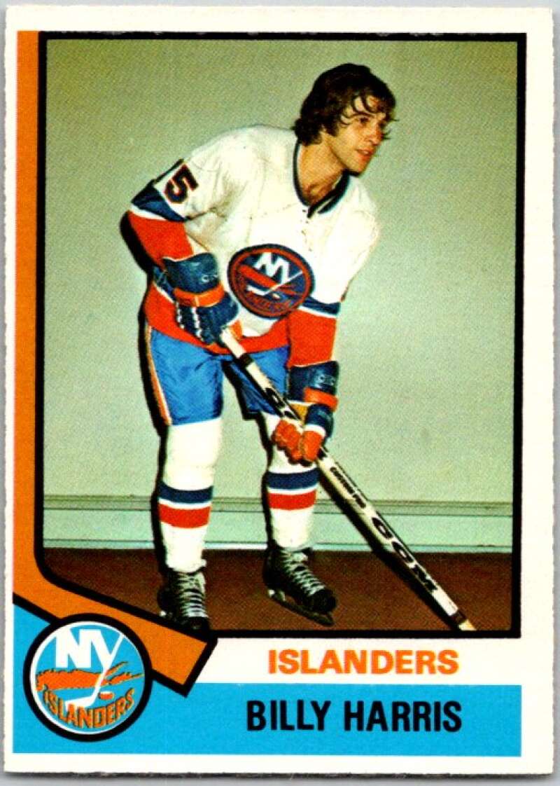 1974-75 O-Pee-Chee #228 Billy Harris New York Islanders V46341