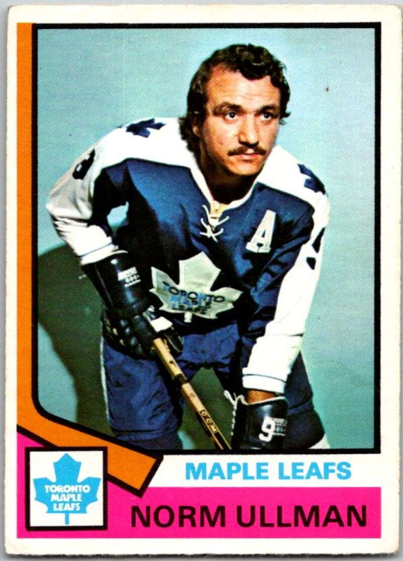1974-75 O-Pee-Chee #236 Norm Ullman Toronto Maple Leafs V46349