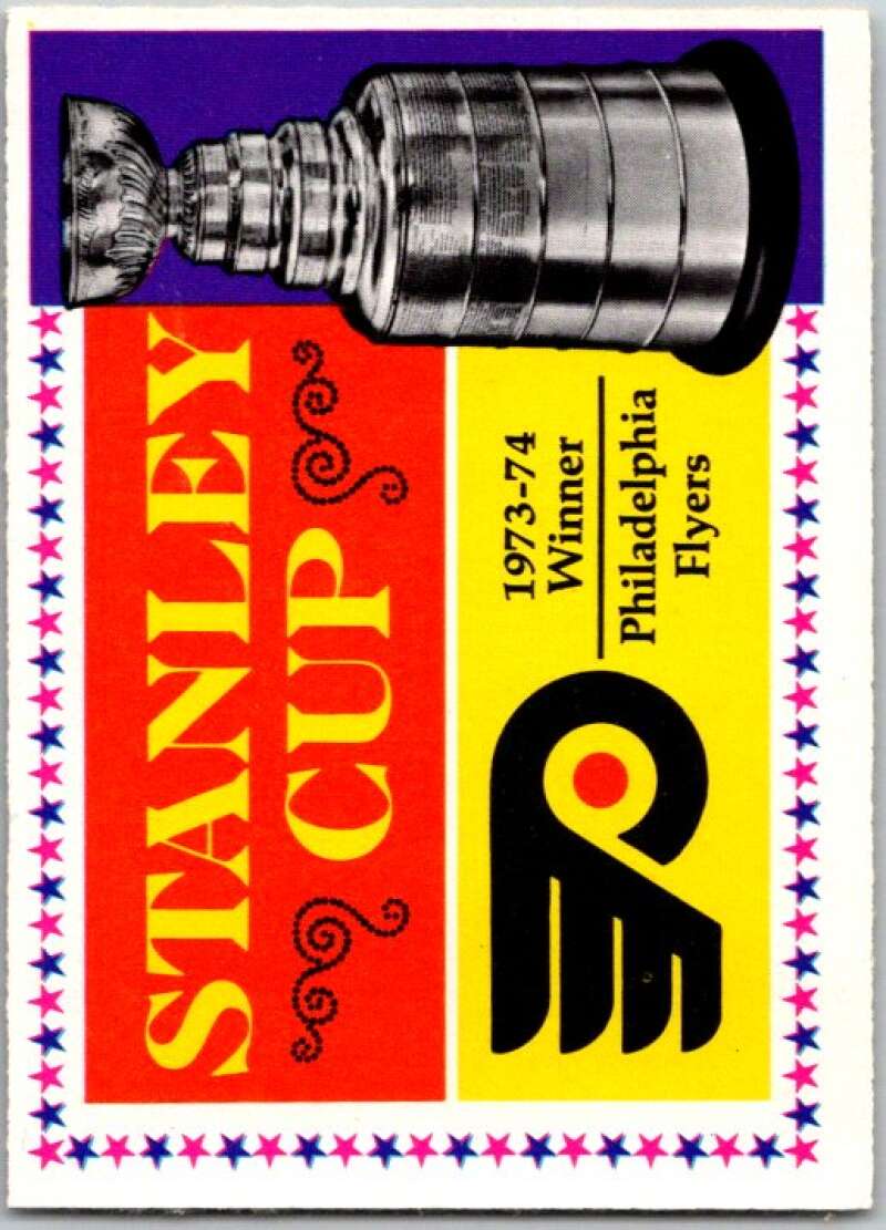 1974-75 O-Pee-Chee #250 Philadelphia Flyers Stanley Cup V46363
