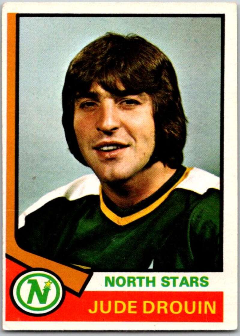 1974-75 O-Pee-Chee #255 Jude Drouin Minnesota North Stars V46368