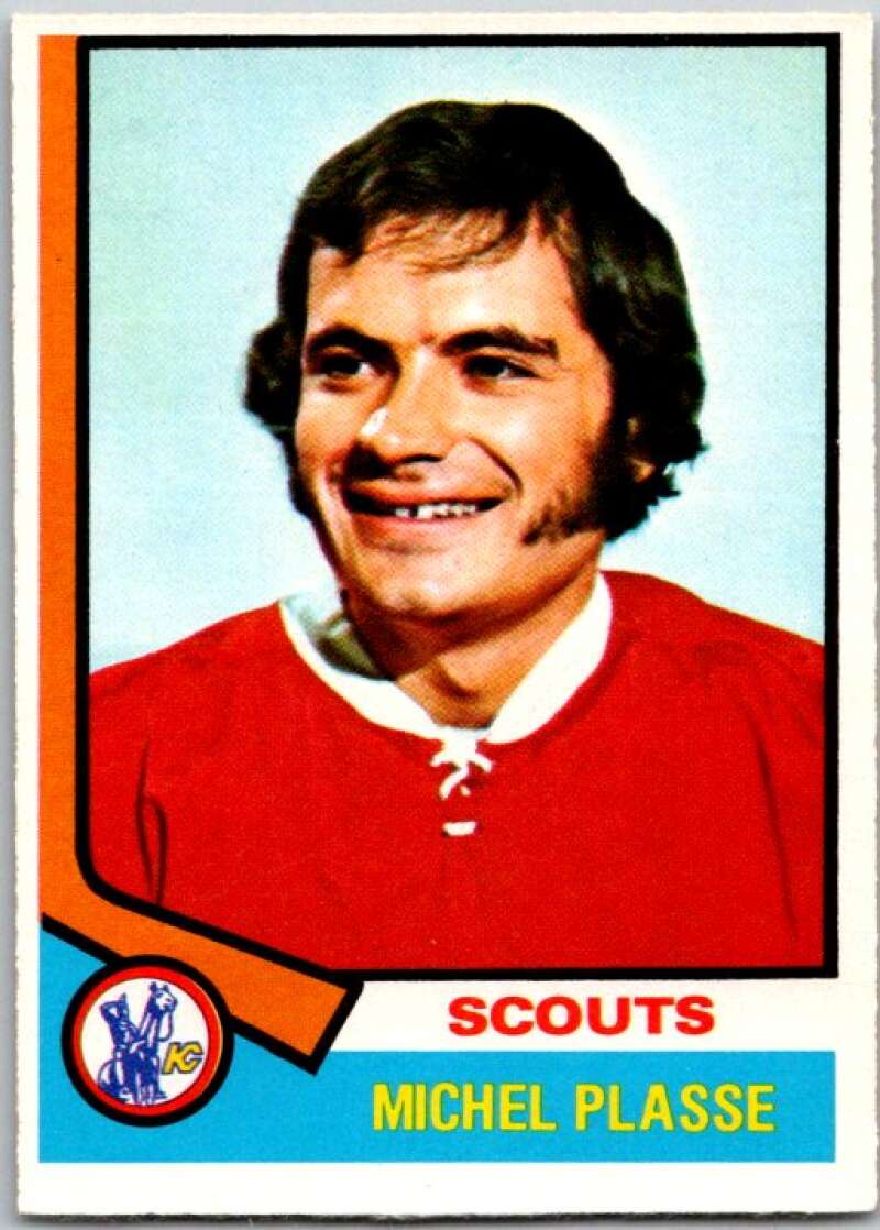 1974-75 O-Pee-Chee #257 Michel Plasse Kansas City Scouts V46370