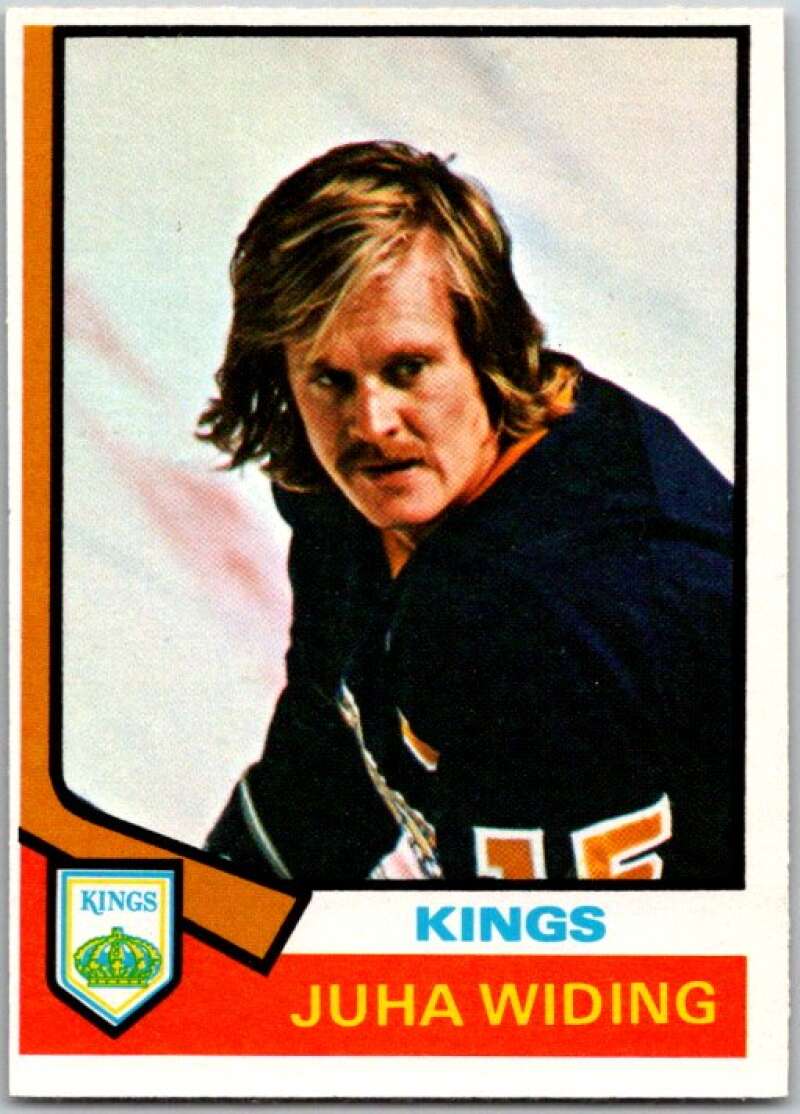 1974-75 O-Pee-Chee #258 Juha Widing Los Angeles Kings V46371