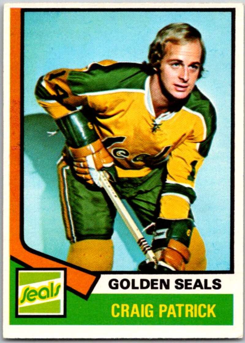 1974-75 O-Pee-Chee #262 Craig Patrick California Golden Seals V46374
