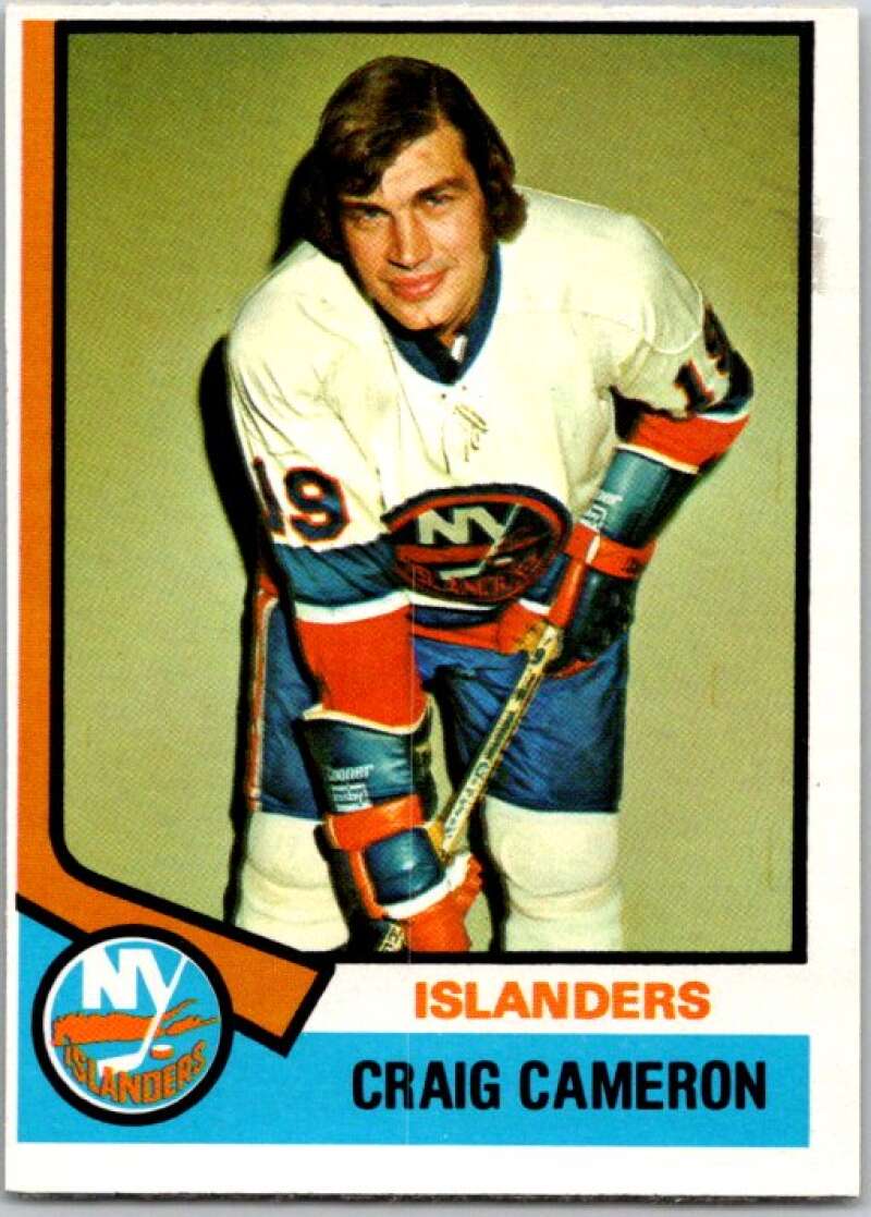 1974-75 O-Pee-Chee #263 Craig Cameron New York Islanders V46375