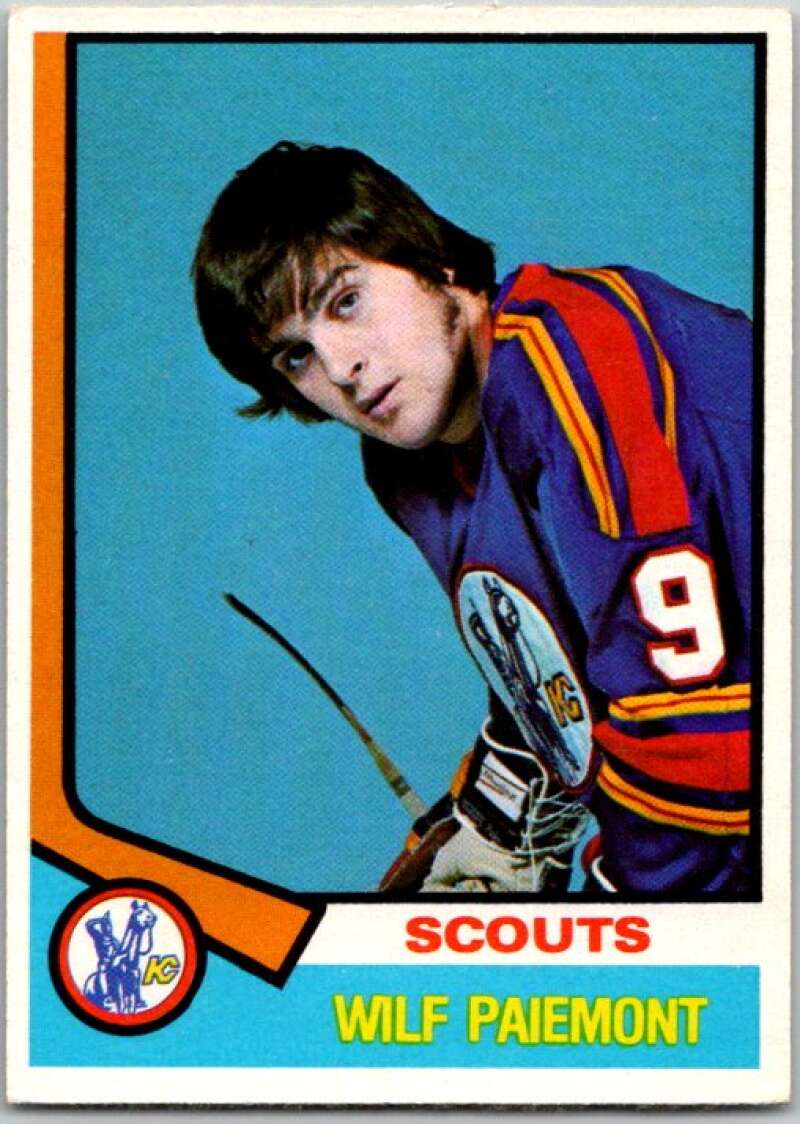 1974-75 O-Pee-Chee #292 Wilf Paiement RC Rookie Kansas City Scouts V46403