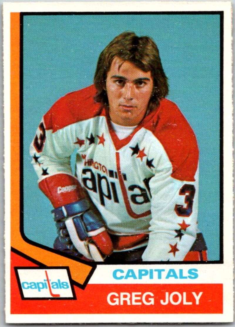 1974-75 O-Pee-Chee #294 Greg Joly RC Rookie Washington Capitals V46405