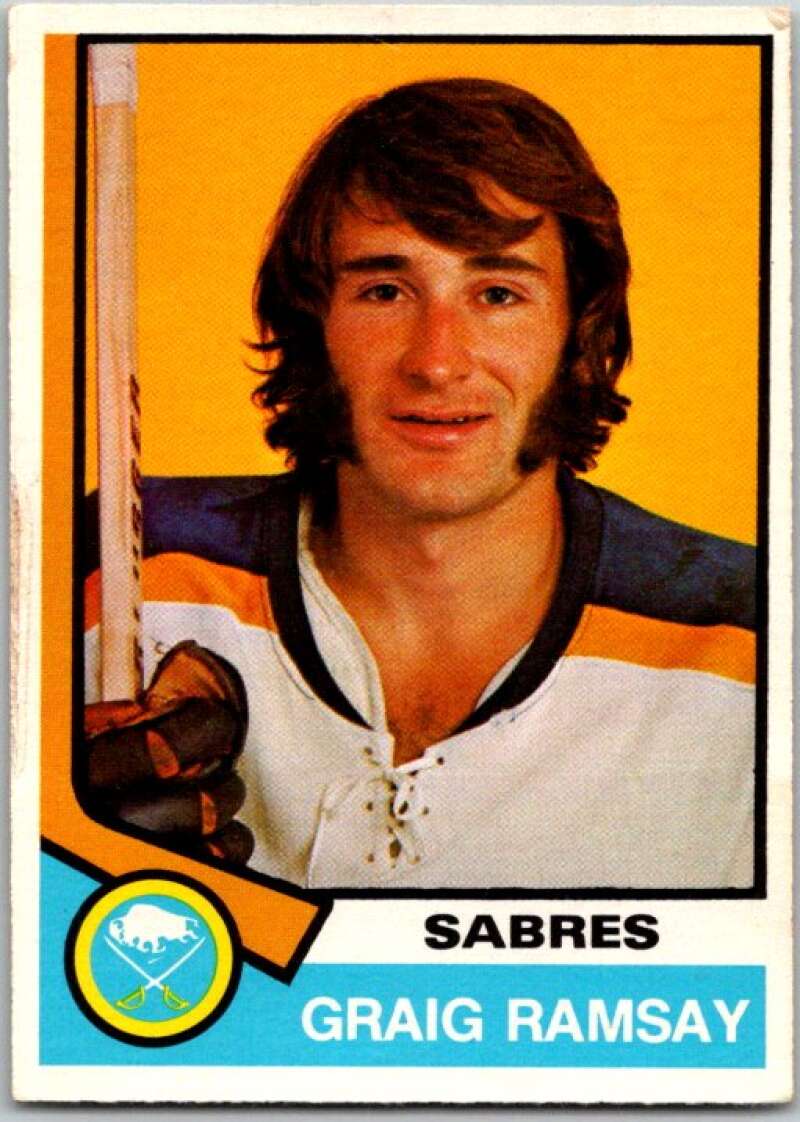 1974-75 O-Pee-Chee #305 Craig Ramsay UER Buffalo Sabres V46416