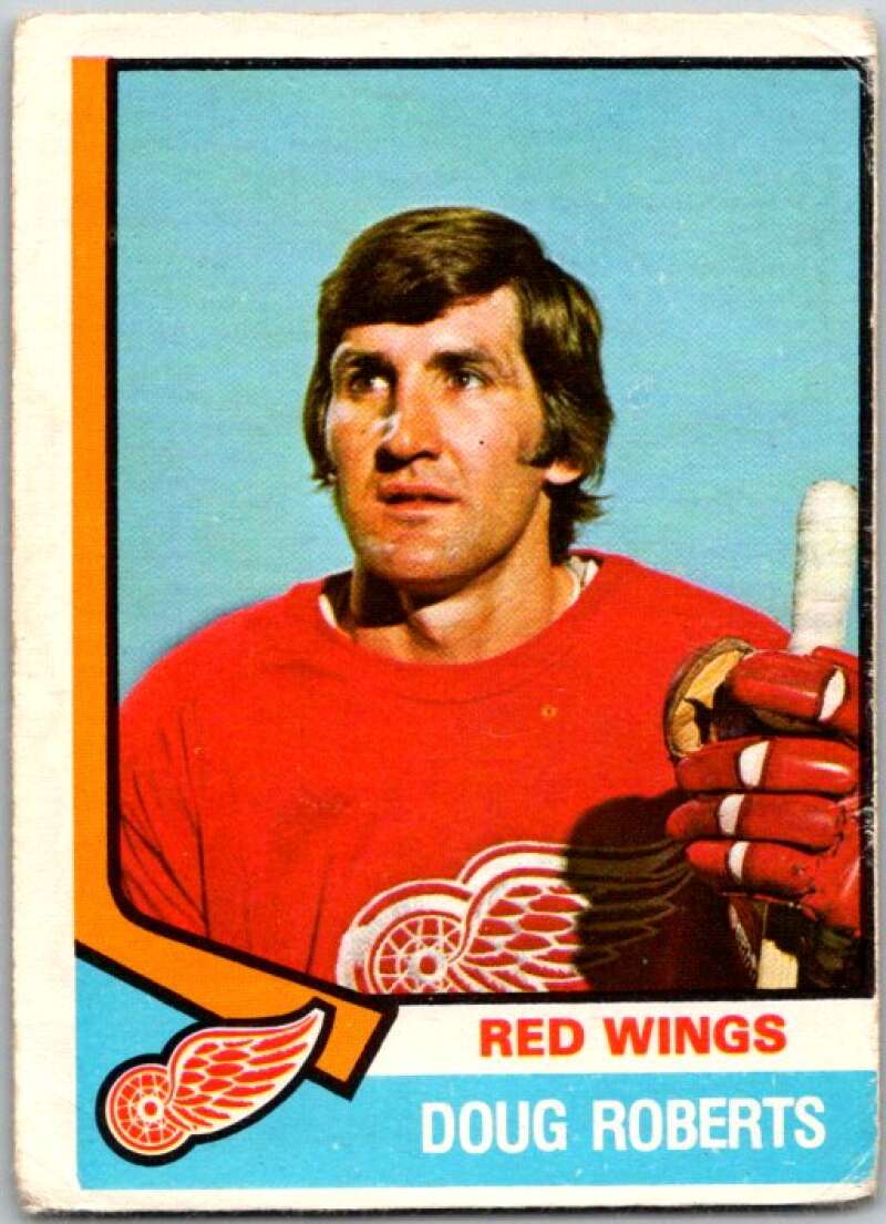 1974-75 O-Pee-Chee #312 Doug Roberts Detroit Red Wings V46423
