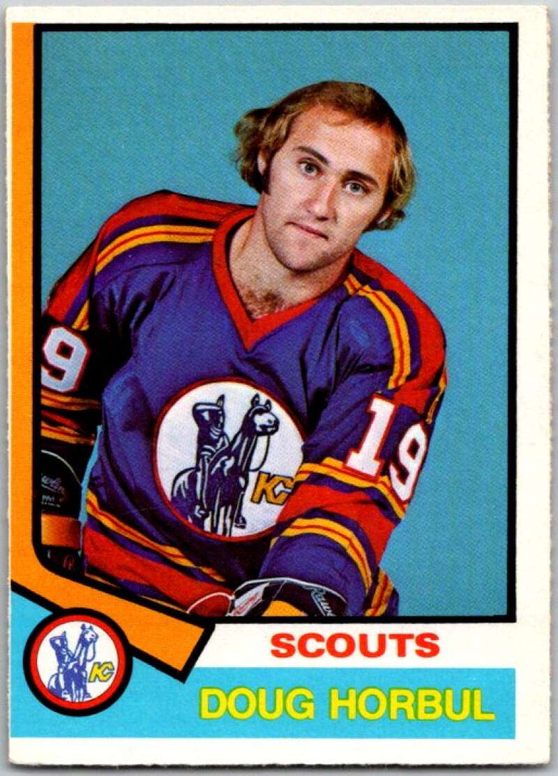 1974-75 O-Pee-Chee #317 Doug Horbul RC Rookie Kansas City Scouts V46428