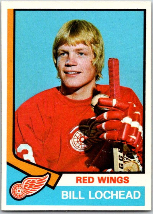 1974-75 O-Pee-Chee #318 Bill Lochead  RC Rookie Detroit Red Wings  V46429