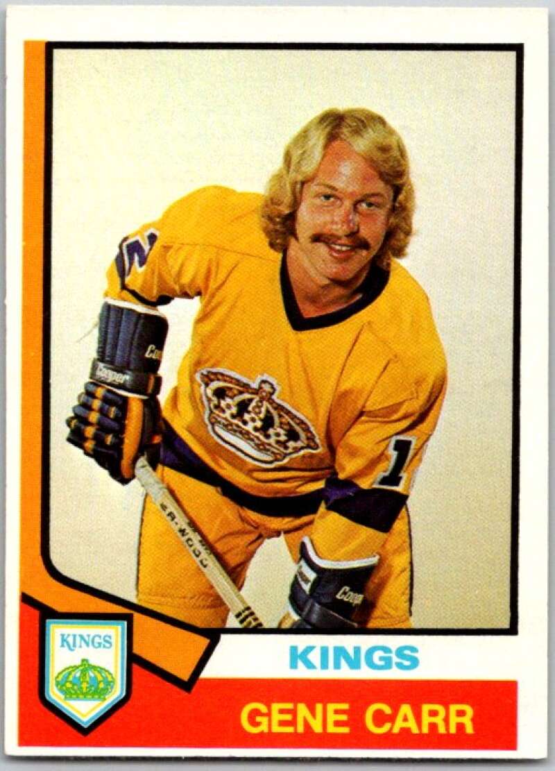 1974-75 O-Pee-Chee #320 Gene Carr RC Rookie Los Angeles Kings V46431
