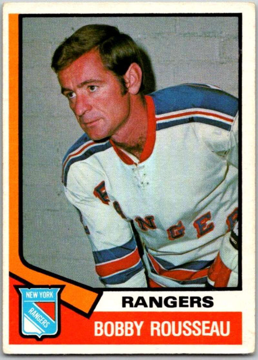 1974-75 O-Pee-Chee #326 Bobby Rousseau  New York Rangers  V46437