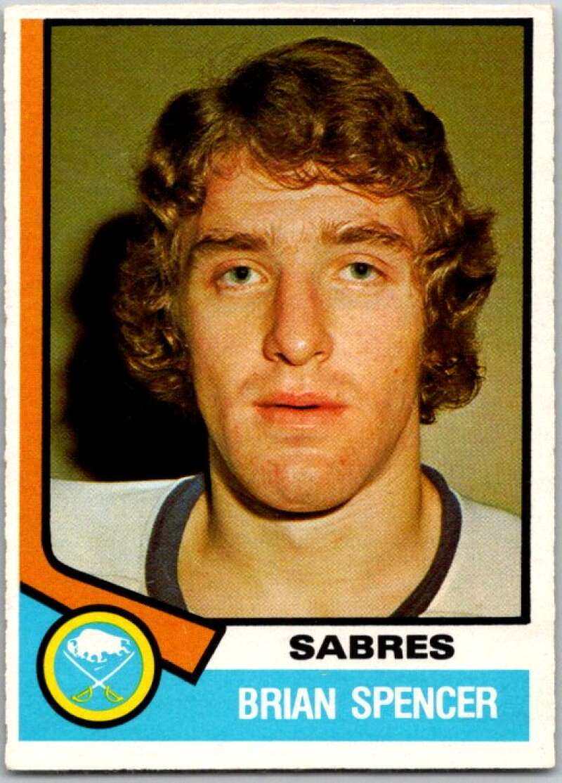 1974-75 O-Pee-Chee #328 Brian Spencer Buffalo Sabres V46439