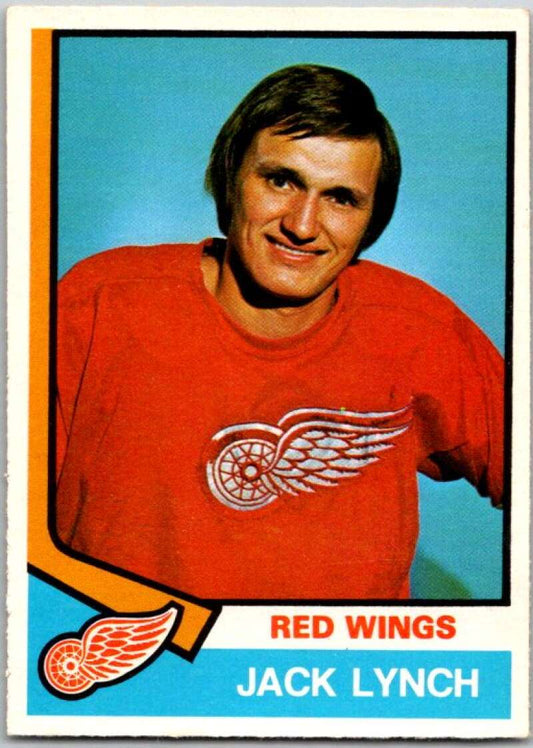 1974-75 O-Pee-Chee #331 Jack Lynch  Detroit Red Wings  V46442