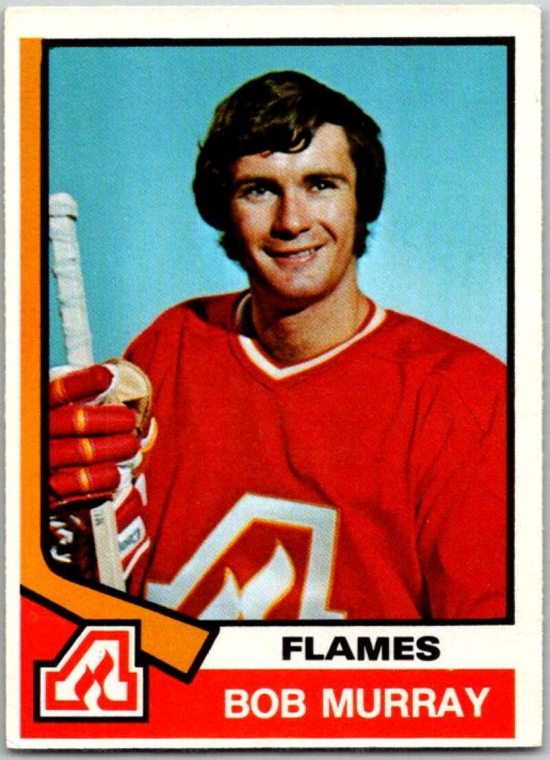 1974-75 O-Pee-Chee #336 Bob Murray RC Rookie Atlanta Flames V46446