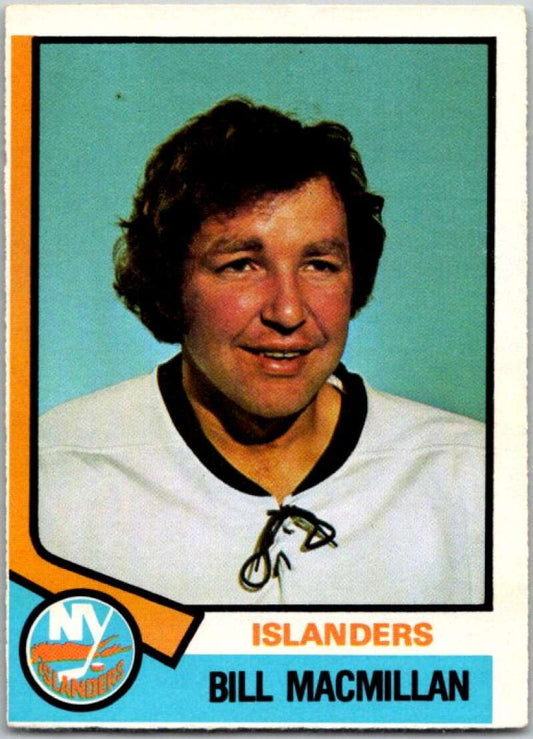 1974-75 O-Pee-Chee #339 Bill MacMillan  New York Islanders  V46449