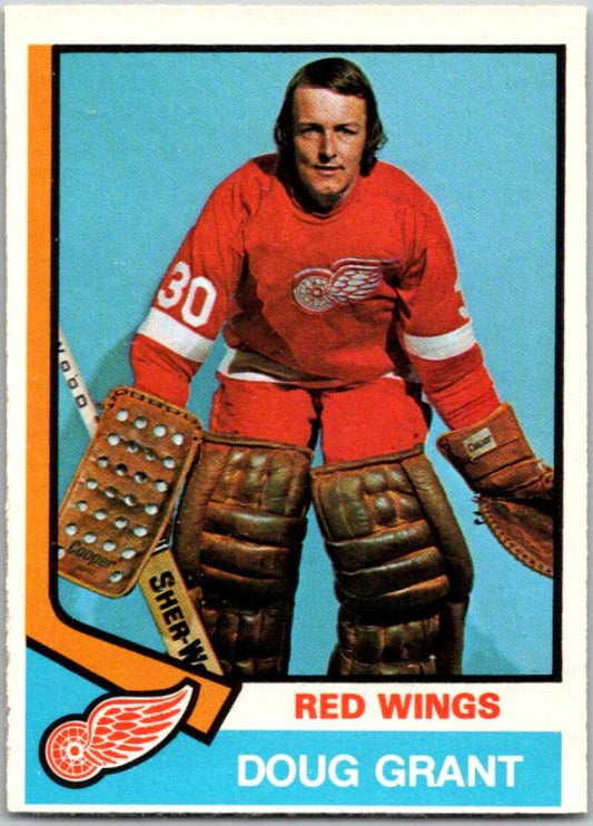 1974-75 O-Pee-Chee #347 Doug Grant  RC Rookie Detroit Red Wings  V46457