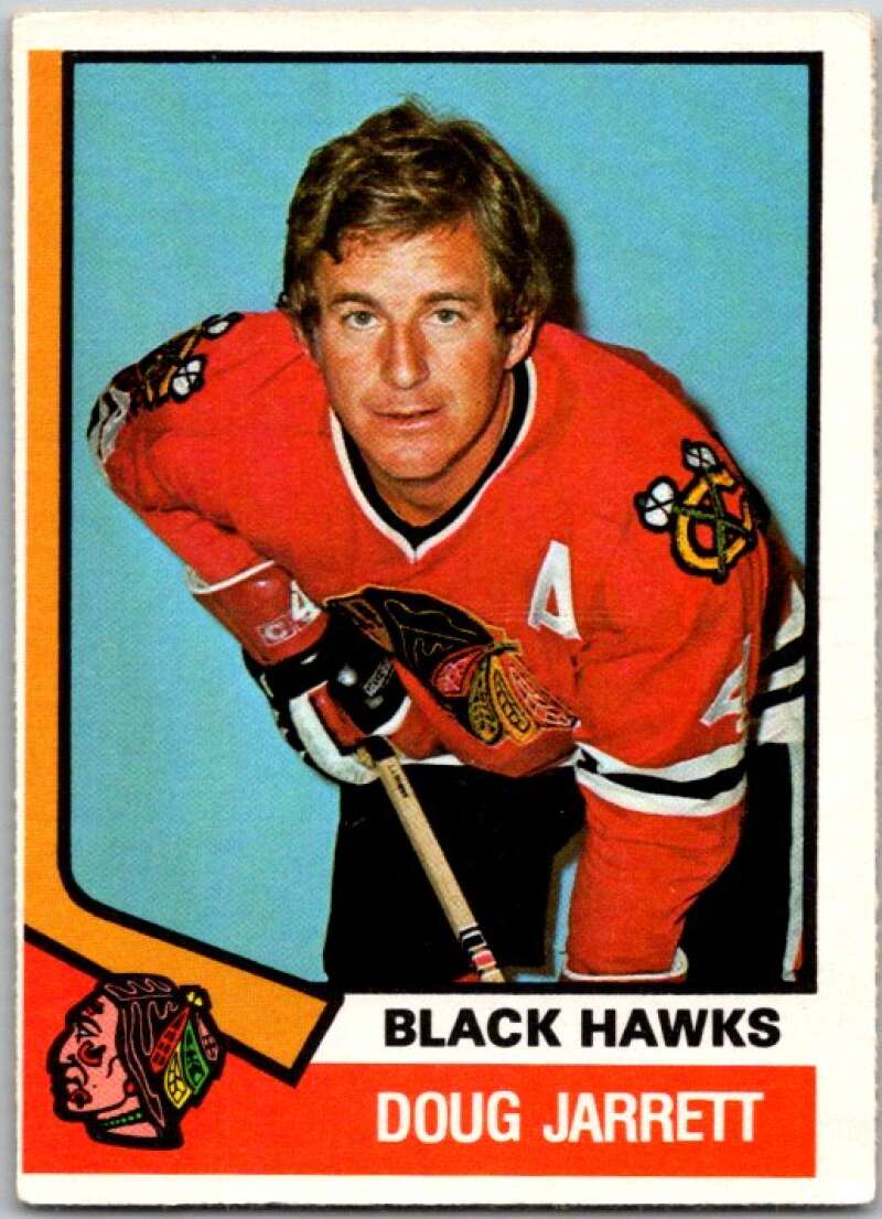 1974-75 O-Pee-Chee #351 Doug Jarrett Chicago Blackhawks V46460