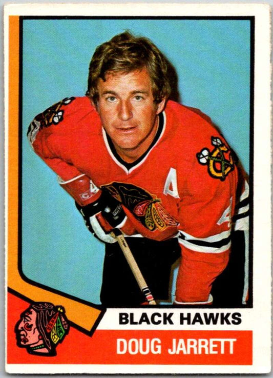1974-75 O-Pee-Chee #351 Doug Jarrett  Chicago Blackhawks  V46460