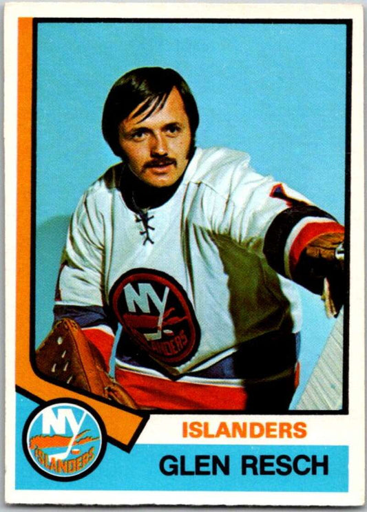 1974-75 O-Pee-Chee #353 Glenn Resch  RC Rookie New York Islanders  V46462
