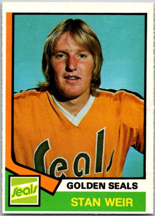 1974-75 O-Pee-Chee #355 Stan Weir  RC Rookie California Golden Seals  V46464