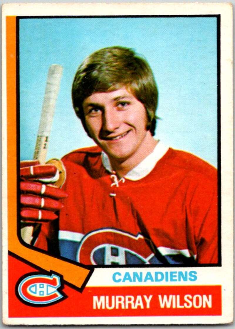 1974-75 O-Pee-Chee #359 Murray Wilson Montreal Canadiens V46468